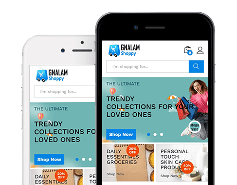 gnalam shoppy mobile app