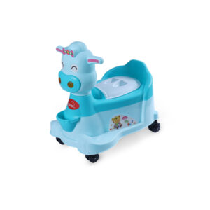 Cow Design Baby Potty Training Seat blue
